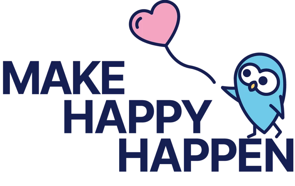 Owting Owl with a heart shaped balloon makes happy happen